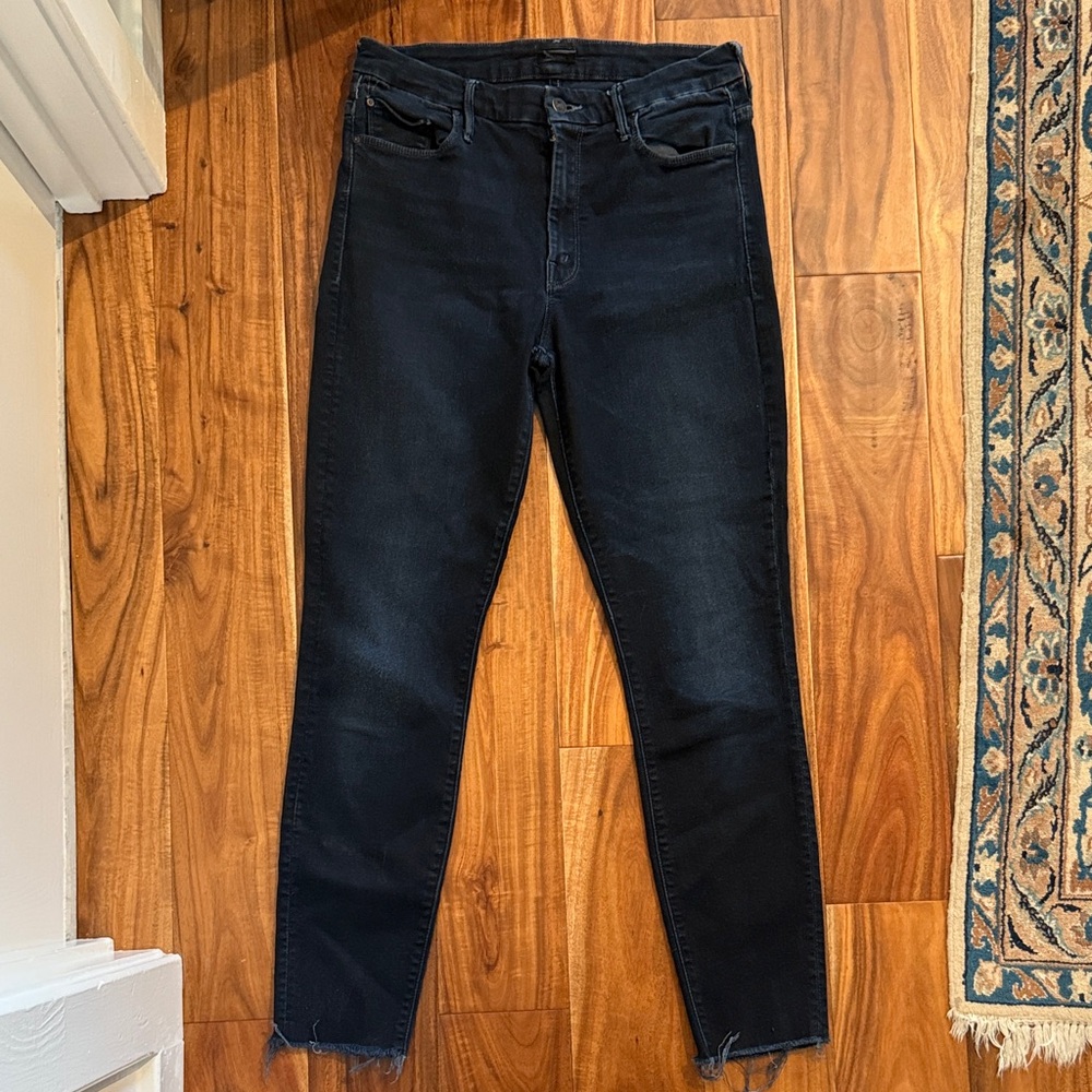 MOTHER High Waisted Looker Ankle Fray, Last Call, size 29
